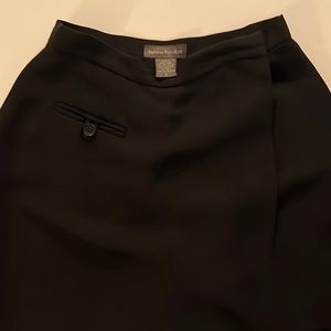 Banana Republic Poly Blend Skort Black Size 0